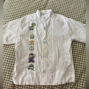 Handmade Super Mario Guayabera 4T